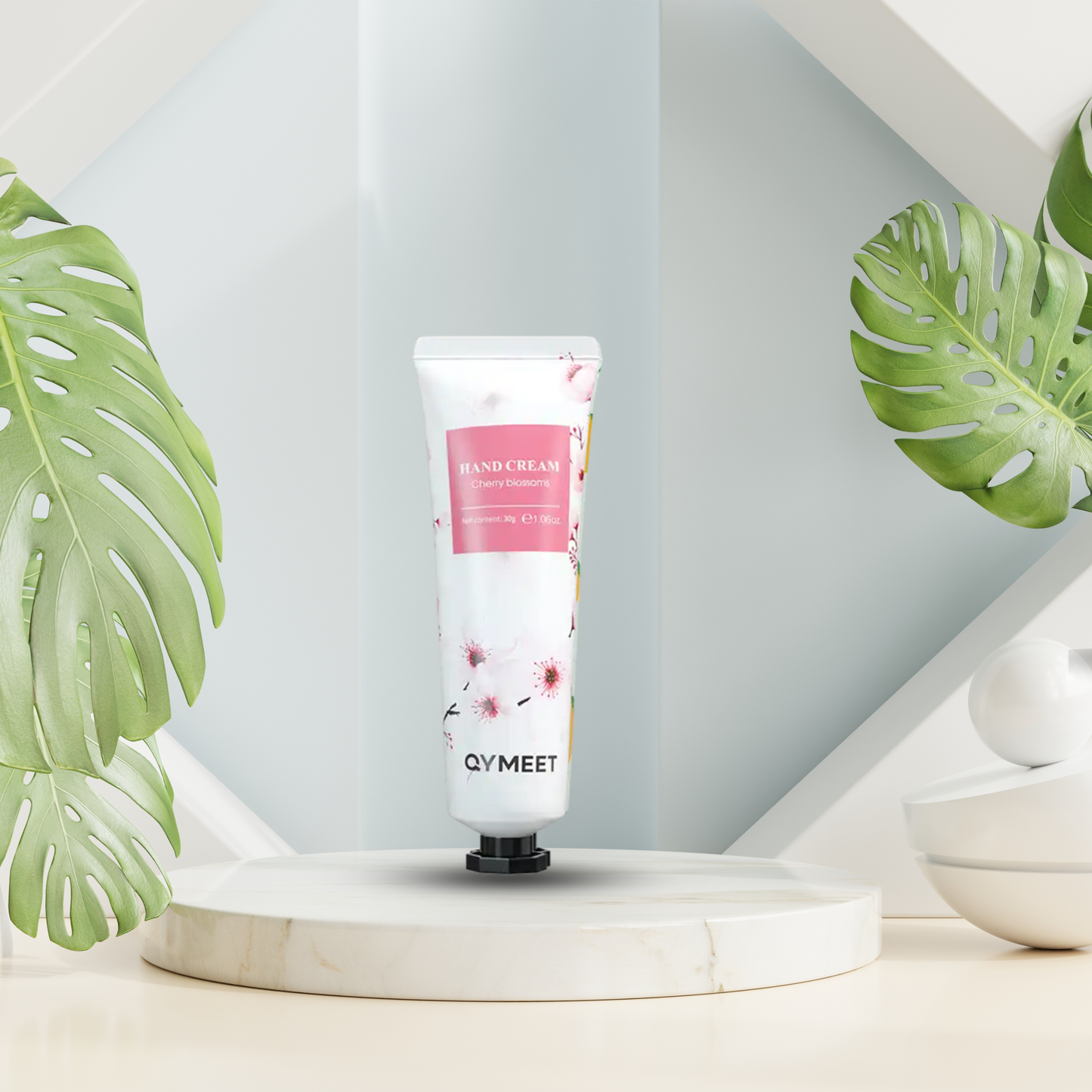 ENVICHARM,s QYMEET Cherry blossom HAND CREAM